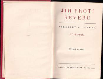 Margaret Mitchell: Jih proti Severu