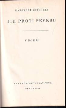 Margaret Mitchell: Jih proti severu