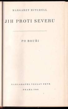 Margaret Mitchell: Jih proti severu