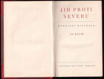 Margaret Mitchell: Jih proti Severu