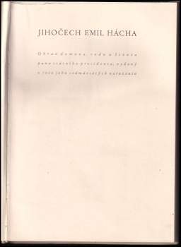 Jiří Trnka: Jihočech Emil Hácha