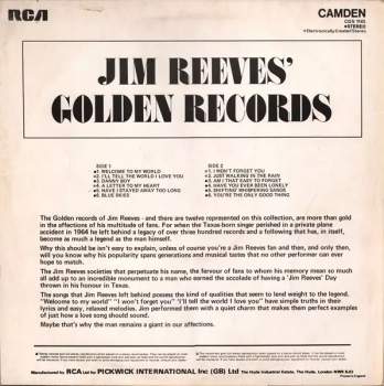 Jim Reeves: Jim Reeves' Golden Records