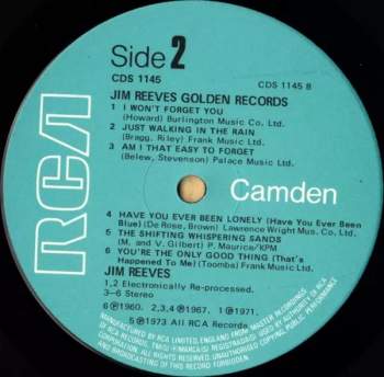 Jim Reeves: Jim Reeves' Golden Records
