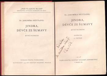 Jaromíra Hüttlová: Jindra, děvče ze Šumavy