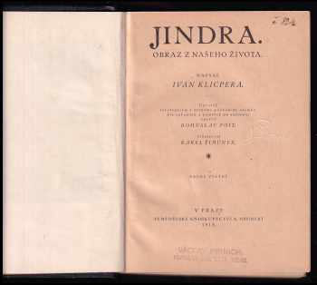 Ivan Klicpera: Jindra - obraz z našeho života