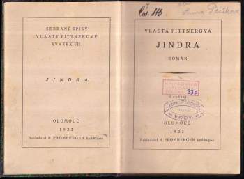 Vlasta Pittnerová: Jindra
