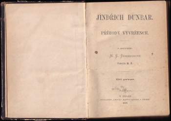 M. E Braddon: Jindřich Dunbar