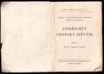 Jindřich Jindřich: Jindřichův chodský zpěvník