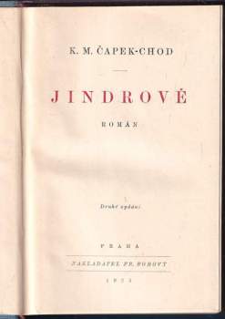 Karel Matěj Čapek Chod: Jindrové