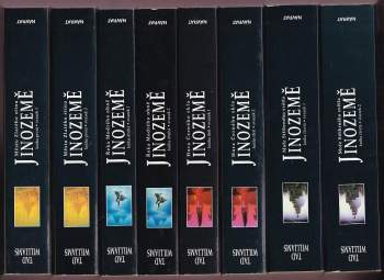 Jinozemě 1 - 8 - KOMPLETNÍ SÉRIE - kniha první až čtvrtá - Město Zlatého stínu + Řeka Modrého ohně + Hora Černého skla + Moře stříbrného světla