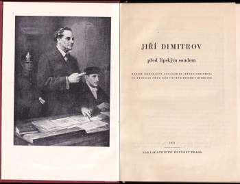 Georgi Dimitrov: Jiří Dimitrov před lipským soudem