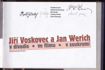 Vladimír Just: Jiří Voskovec a Jan Werich v divadle, ve filmu, v soukromí