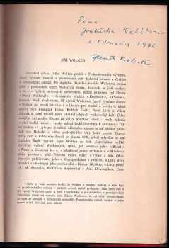 Zdeněk Kalista: Jiří Wolker