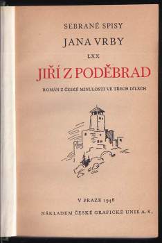 Jan Vrba: Jiří z Poděbrad