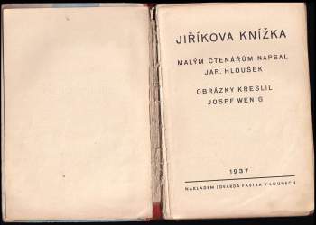 Jaroslav Hloušek: Jiříkova knížka