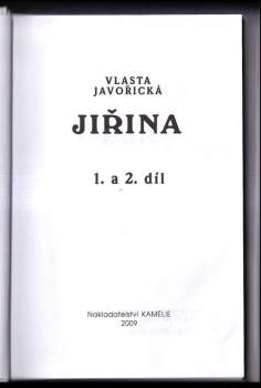 Vlasta Javořická: Jiřina