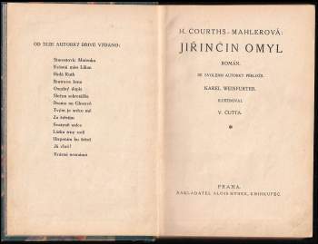Hedwig Courths-Mahler: Jiřinčin omyl