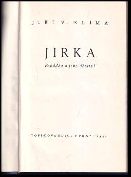 Jiří V Klíma: Jirka