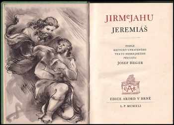 Antonín Procházka: Jirmejahu