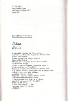 Erich Maria Remarque: Jiskra života