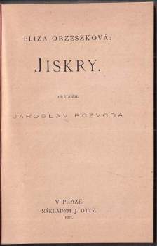 Eliza Orzeszkowa: Jiskry