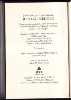 Jacques Bergier: Jitro kouzelníků