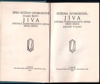 Růžena Svobodová: Jíva