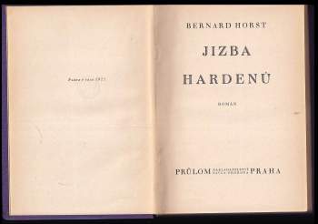 Bernard Horst: Jizba Hardenů