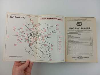 Jízdní řád 1994/95