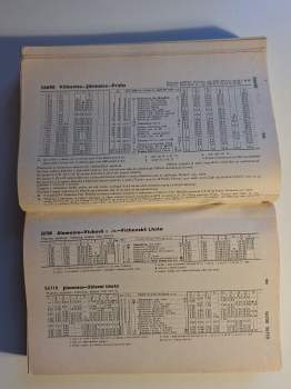 Jízdní řád ČSAD 1986/1987 Východočeský kraj