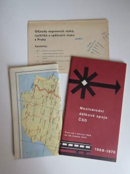 Jízdní řád ČSD 1969-1970