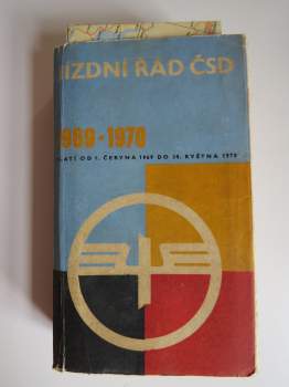 Jízdní řád ČSD 1969-1970