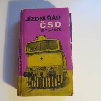 Jízdní řád ČSD 1975-1976