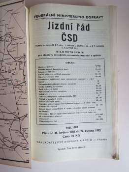 Jízdní řád ČSD