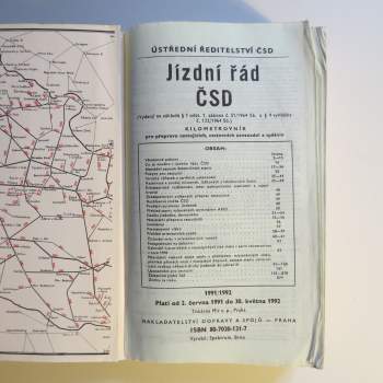 Jízdní řád ČSD