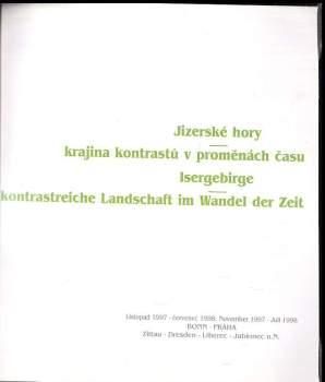 Jizerské hory - krajina kontrastů v proměnách času
