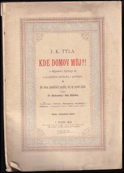 J.K. Tyla Kde domov můj?!