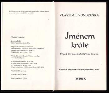 Vlastimil Vondruška: Jménem krále