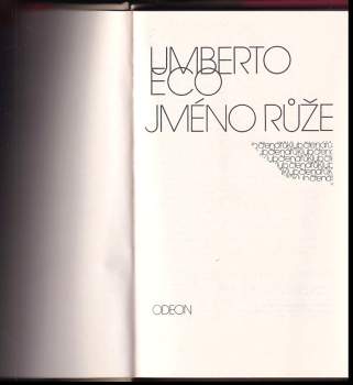 Umberto Eco: Jméno růže