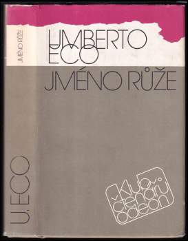 Jméno růže - Umberto Eco (1988, Odeon) - ID: 838000
