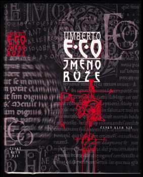 Jméno růže - Umberto Eco (1999, Český klub) - ID: 551611