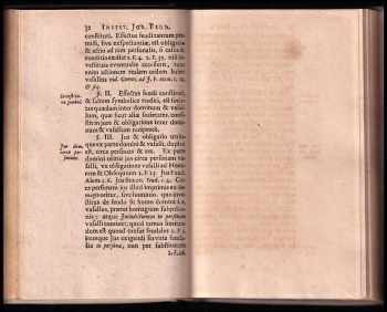 Johann Schilter: Jo. Schilteri Ad Ivs Fevdale Vtrvmqve Germanicvm Et Longobardicvm Introdvctio Sev Institvtiones Ex Genvinis Principiis suucinctè concinnatae, Et Ad Fori Fevdalis Hodierni usum directae