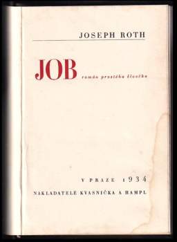 Joseph Roth: Job