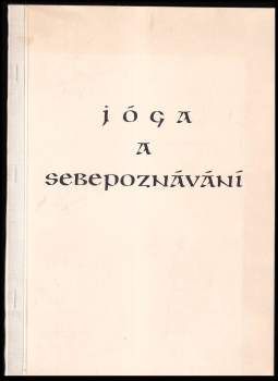 Jóga a sebepoznávání