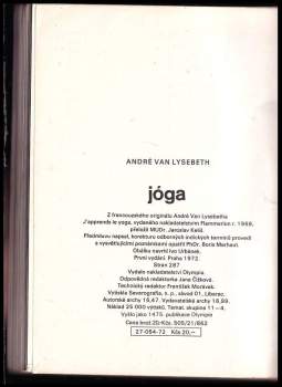 André van Lysebeth: Jóga