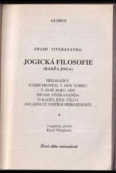 Vivekananda: Jogická filosofie (Radža joga)