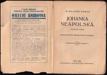 Alexandre Dumas: Johanka Neapolská