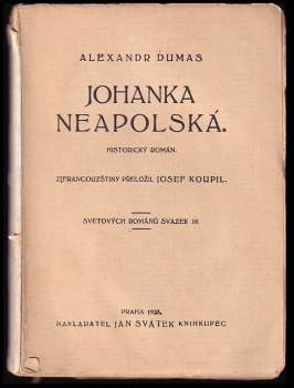 Alexandre Dumas: Johanka Neapolská