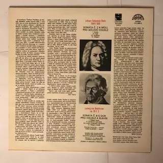 Ludwig van Beethoven: Johann Sebastian Bach Bwv1003 / Ludwig van Beethoven Op 30 C 3