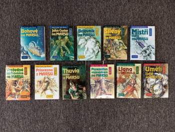 Edgar Rice Burroughs: John Carter, pán Marsu 1 - 11 - KOMPLETNÍ SÉRIE - Princezna z Marsu + Bohové na Marsu + Pozemšťan vojevůdcem na Marsu + Thuvia, dívka z Marsu + Vražedná šachovnice na Marsu + Šílený vědec na Marsu + Bojovník na Marsu + Mistři meče na Marsu + Umělí lidé na Marsu + Llana z Gatholu + John Carter na Marsu